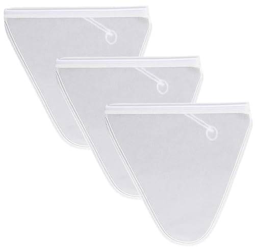 3-Pack Muslin Cloths for Cooking, 30.5x30.5cm Juice Strainer, Jelly Bag for Jam Making, Cheesecloth Fabric, Strainer Bag for Straining Jam, Nut Milk, Yogurt, Juice, Reusable, Washable
