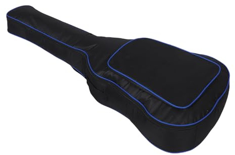 TOYANDONA Verdickter 41-Zoll Gitarrenkoffer Rucksack Gepolsterte Gitarrentasche mit Verstellbarem Schultergurt und Großer Vordertasche für Konzert Unterricht und Reisen