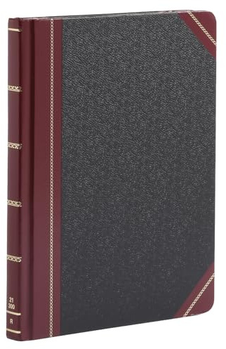 Boorum & Pease 21300R Columnar Book,Record Ruled,300 Pages,10-3/8-Inch x8-1/8-Inch,Black