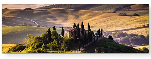 Leinwandbilder | Bilder Leinwand 120x40cm toskanische Landschaft – Italien