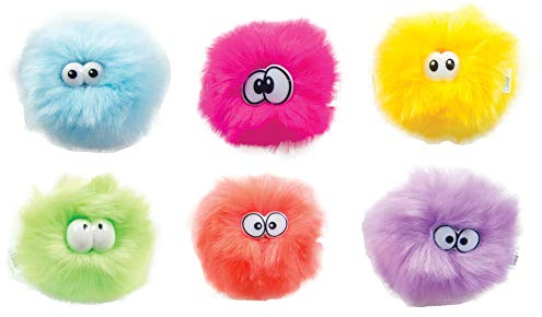 Raymond Geddes Furry Face Locker Buddies Plush Magnets for Kids (Pack of 24)