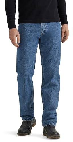 Wrangler - Jean Homme - Coupe Droite Regular - Authentics - Stonewash Mid