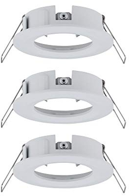 Paulmann 92480 Einbauleuchte Choose Spot starr max. 3x10W Deckeneinbaustrahler Weiß matt Einbaulampe ohne Leuchtmittel Alu