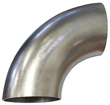 90 Grad Edelstahl Bogen 80mm x 1,5 mm kurz V2A Rohrbogen Schweißbogen Abgasbogen