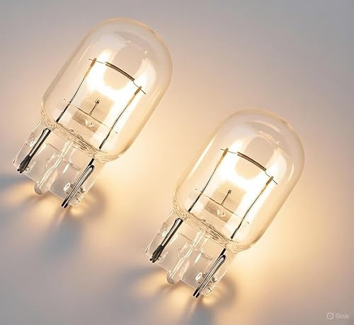 2x Stück Autolampen T20 12V W21/5W W3x16q CLEAR/TRANSPARENT Glassockel Halogen Lampe KFZ Beleuchtung