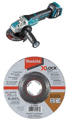 Makita DGA519Z Akku-Winkelschleifer 18V (ohne Akku, ohne Ladegerät) + Schruppscheibe 125x6mm INOX
