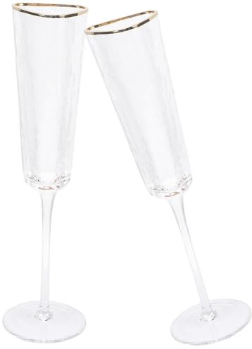 NAMOARLY 2pezzi Flute Per Per Festeggiamenti e Matrimoni Design Per Speciali Facili e Maneggiare