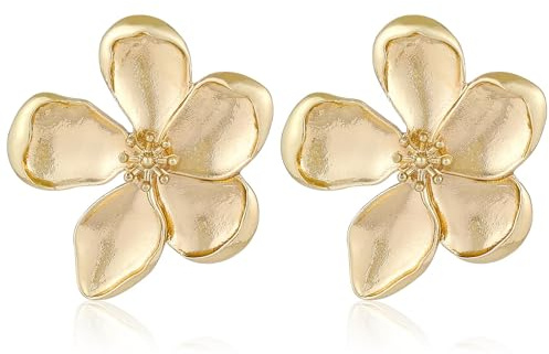 Aidenn Blumen Ohrringe Groß,Blume Tropfen Ohrringe Boho Statement Flower Earrings Hypoallergene Modeschmuck für Damen