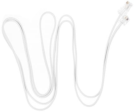 Angoily Telefonico Rj11 6p4c a 8p8c Collegamento Per Telefono Estensione 25 Piedi Pvc Resistente Compatibile Telefoni Fax e Modem
