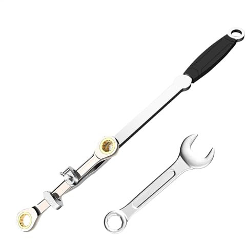 Wrench Extension Bar - Long Wrench Torque Extender Tool | 15.7 Inch Wrench Extension Bar, Heavy Duty Torque Multiplier, Wrench Adaptor for Mechanics Automotive Repairs, Car Truck Maintenance, Professi