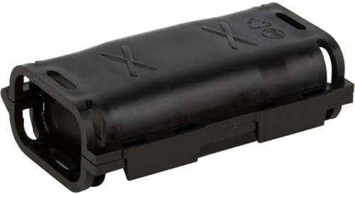 Zenitech, Scatola di giunzione con gel sigillante IPX7, nera, preriempita, 3 morsetti a vite da 1,5-2,5 mm², fascetta inclusa, per collegamenti elettrici impermeabili, prese, illuminazione, custodie