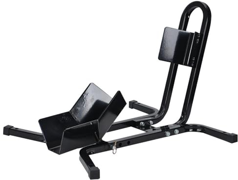 TOTEBOX Front Wheel Chock, Heavy Duty Motorcycle Stand Motorbike Storage Van Transport Paddock Holder Rack