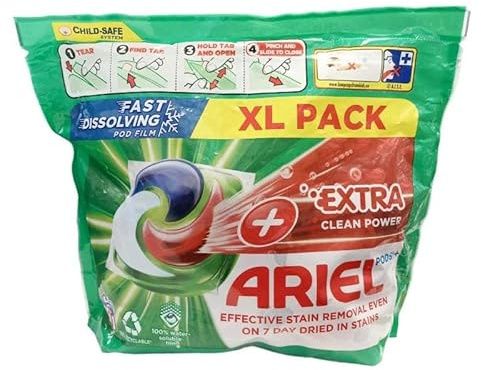 3-pack – Ariel All-in-1 PODS – Extra Clean Power – 3 x 40 Pods (3 x 40 tvättladdningar)