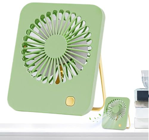Ventilatore Da Tavolo - Mini Ventilatore con Regolazione 180° | Ventilatore USB Silenzioso e Portatile per Palestra, Scuola, Campeggio, Viaggi, Giardino, Spiaggia ed Esterni