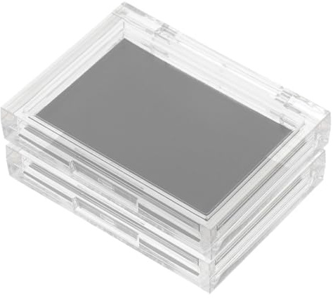 Stapelbare Make Up Palette Leere Magnetische Make Up Kasten 2 Stück | As Transparent, Klare Sicht und Leicht zu Reinigen, Make Up Aufbewahrung für Highlighter und Rouge