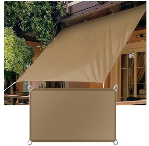 Outdoor-Rollschirm mit flachem Saum, UV-Schutz, Stoff für Pergola, Terrasse und Garten, verstellbares Seilsystem, 4 x 6 cm, ideal für Sonnenschutz und Privatsphäre