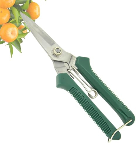 Tijeras de Jardín,Recortadoras de Plantas de Interior Resistentes - Podadoras de Jardín Ergonómicas Antioxido, Tijeras de Precisión para Bonsáis y Setos