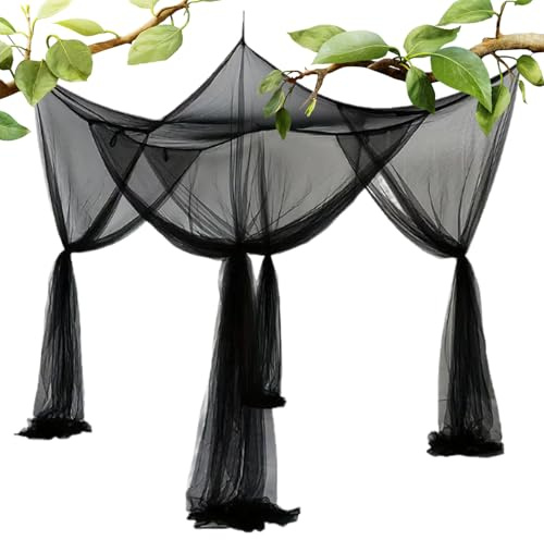Qoukonao Moustiquaire Extérieure - Barrière de Protection Contre Les Insectes pour Camping et Extérieur | Installation Facile avec Maillage Fin pour Parcs Bébé Pliable Compact pour Maison Randonnée