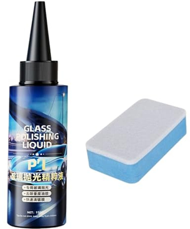 Rimuovi su Vetro Lucidante per Auto | Pulitore per Parabrezza 150 ml Accessorio Dettagliatura Pulizia per Interni Parabrezza Fari Retrovisori Moto Camion Garage