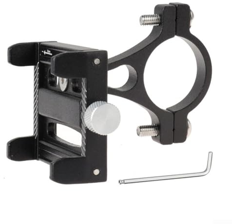 Yuanpgky Support de téléphone en alliage d'aluminium pour appareils de 11,9 à 16,2 cm, base à ressort antichoc pour support de navigation de vélo, compatible avec guidon de vélo (noir)