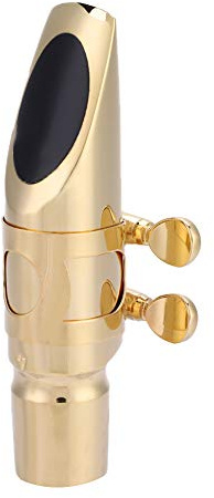 Acouto Eb Alto Sax Saxophone 7C Embouchure avec Capuchons pour Instruments de Musique Accessoire Temps Adopter une Conception de Fabrication en Laiton Fabriqué Finement et la qualité Garantit