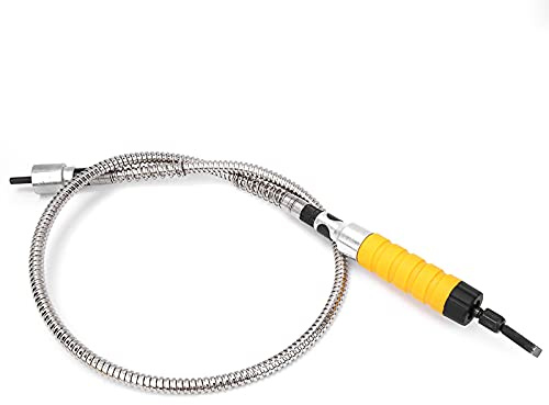 ZDETGU Kit de Cincel Eléctrico para Madera – Herramienta de Tallado Profesional con 5 Puntas Intercambiables y Eje Flexible para Grabado, Escultura y Artesanía Detallados en Madera – Ideal