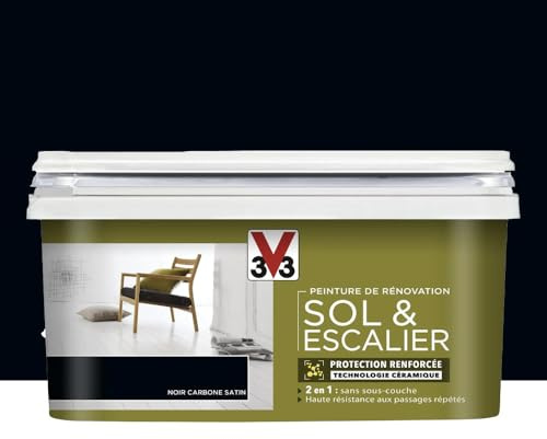 V33 Peinture De Rénovation Sol & Escalier Carbone 2 L