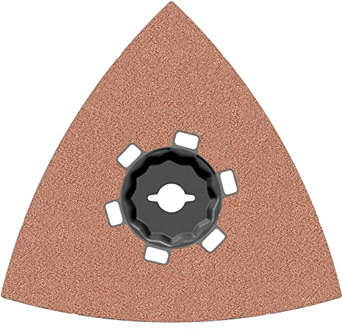 Bosch Professional Schleifplatte MAVZ 116 RT2 Carbide-RIFF (Starlock, Körnung 100, Ø 116 mm, Zubehör Multifunktionswerkzeug)