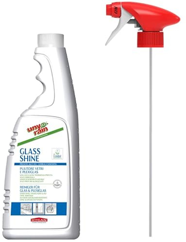Hygan Reiniger für Glas und Plexiglas in 750 ml - Flaschen mit Ecolabel