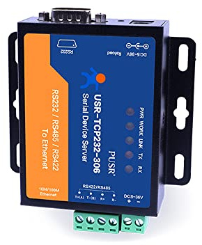 PUSR TCP232-306 RS232 RS485 RS422 zu Ethernet TCP IP Modbus Gateway Seriell Gerät Server Seriell zu Ethernet-Konverter