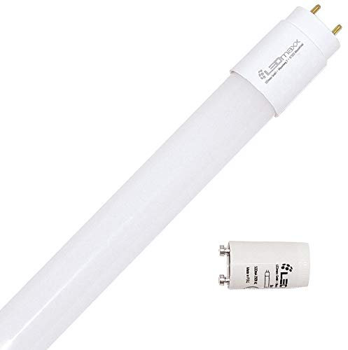 NCC-Licht LED Leuchtmittel T8 Röhre 74cm 10W G13 1000lm 865 Tageslicht 6500K inklusive Starter