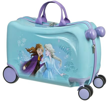 Undercover - Disney Frozen Ride-on Trolley - Kindergepäck zum Draufsitzen - Belastbar bis 50 kg - mit praktischen Tragegriffen - Stabiler Reisekoffer