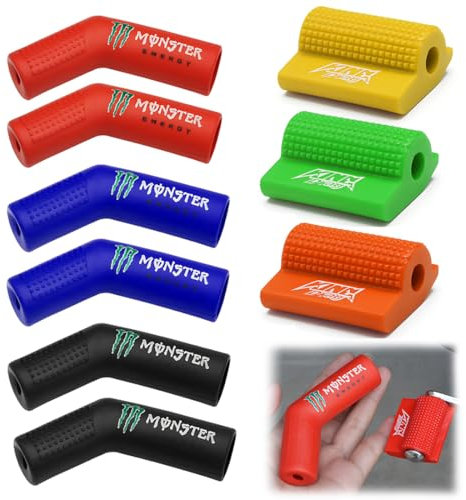 9 Pezzi PROTEZIONE LEVA CAMBIO MARCE MOTO MOTOCICLETTA,Copri Leva Cambio Moto Gomma Alta Qualità Protezione Leva Cambio per Motocicletta Accessori Motociclisti Pedalina protezione leva cambio moto