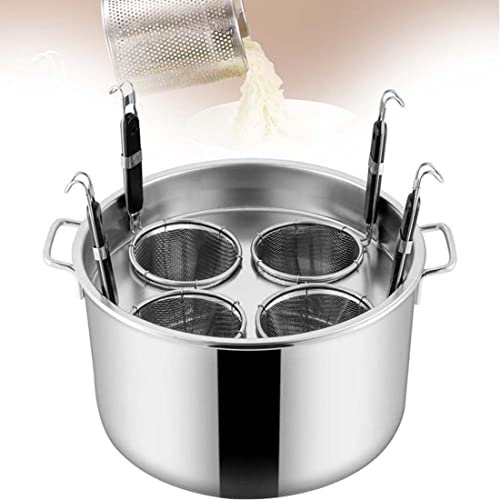 Pentola per La Pasta Cuocipasta 3/4/5 fori Pentola per pasta, pentola in acciaio inox, cuocipasta commerciale, cestello scolapasta, scolapasta, pentole per cucinare la pasta in casa, ristora