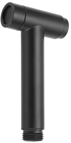 QUARKZMAN Pulvérisateur de Bidet Portable pour Toilette, Kit de Pulvérisateur de Salle de Bain en Métal Pulvérisateur de Pression D'Eau pour Cuisine Salle de Bain Chasse D'Eau Lavage, Noir