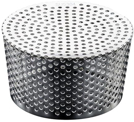 Rejilla Desague Jardin, Tapa Desague Terraza, Protector De Bajantes De Acero Inoxidable - Cubierta Antihojas para Canalones, Ideal para Tejados Y Cobertizos, Fácil Instalación (Tamaños 50-200mm)