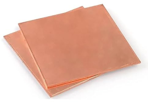 1 placa de cobre de 0,5 mm, 0,8 mm, 1 mm, 1,2 mm, 1,5 mm, 2 mm, 3 mm, 4 mm, 5 mm, 6 mm, 8 mm y 10 mm.(50x100mm,8mm 10pcs)