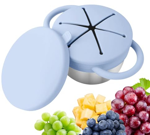 Contauteur de collation pour tout-petit - pot anti-déversement, boîte étanche à l'air | Organisateur alimentaire de lave-vaisselle avec couvercle pour, déjeuner scolaire, voyages, camping, jou