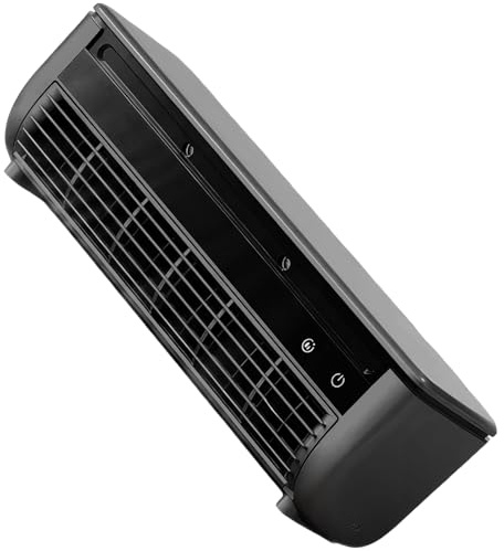Enfriador de aire recargable para pared/escritorio, 3 velocidades, control remoto, silencioso, enfriamiento rápido para dormitorio, cocina, oficina y espacios pequeños, ventilador de refrigeración