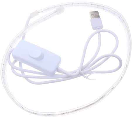 Saxophon Reparaturleuchte zur Präzisen Lecksuche 50cm, USB LED | Klarinette und Holzblasinstrumente, Tragbar, Weißes Abs mit Metall, Wartung und Reparatur Zufälliger Stil