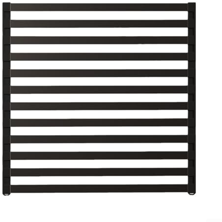 Lastdaytime Escurreplatos plegable sobre el fregadero, 45 cm, de aluminio, silicona, escurridor enrollable, ahorro de espacio, organización de la cocina para platos, vasos y frutas (negro)