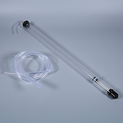 Generic Automatisk Sifonstack Effektiv Transparent ölvinciderhävert för Hembryggningssats Plast
