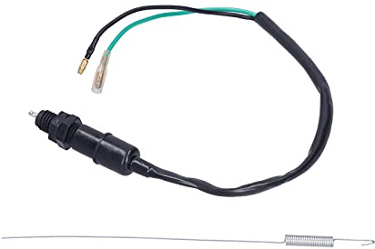 ANGGREK Motorrad-Bremslichtschalter Hinten, PVC-Edelstahl, Einfache Installation, Universell für Klassische Fahrräder, Superbikes und Mehr