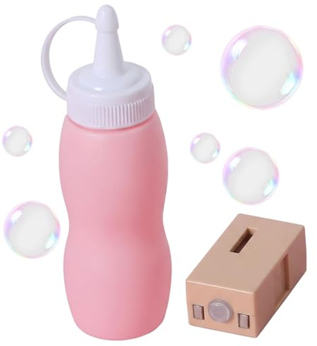 AwnsIMfreien Seifenblasen-Nachfülllösung, Seifenblasen-Nachfülllösung mit Nebelmacher, 70-ml-Lösung für Nebelblasenstab – Erzeugt Bezaubernde Nebel- und Lichtshows für Partys