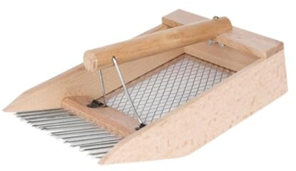IOIUSKKU Rastrillo recolector Compacto, fácil de Usar, construcción de para Madera, Agarre ergonómico para recolectar arándanos y Bayas maduras, recolector Manual portátil Frutas, grosellas Rojas.