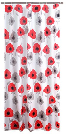 RIDDER 303190 Duschvorhang Folie ca. 180 x 200 cm, Poppy
