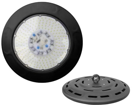 ALCAPOWER - Código 930121 - Proyector LED UFO, 50W, 4250LM, 5000K - Para cobertizos, almacenes industriales