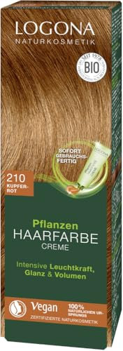Pflanzen Haarfarbe Creme 210 kupferrot 2 x 150 ml