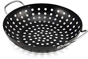 Farberware 5275080 Barbecue Nonstick Round Wok Topper, Black