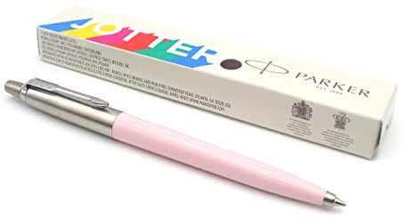 Parker Jotter Originals Ballpoint Pen - Baby Pink Pastel Finish - Retro Collection - Blue Ink - Gift Boxed